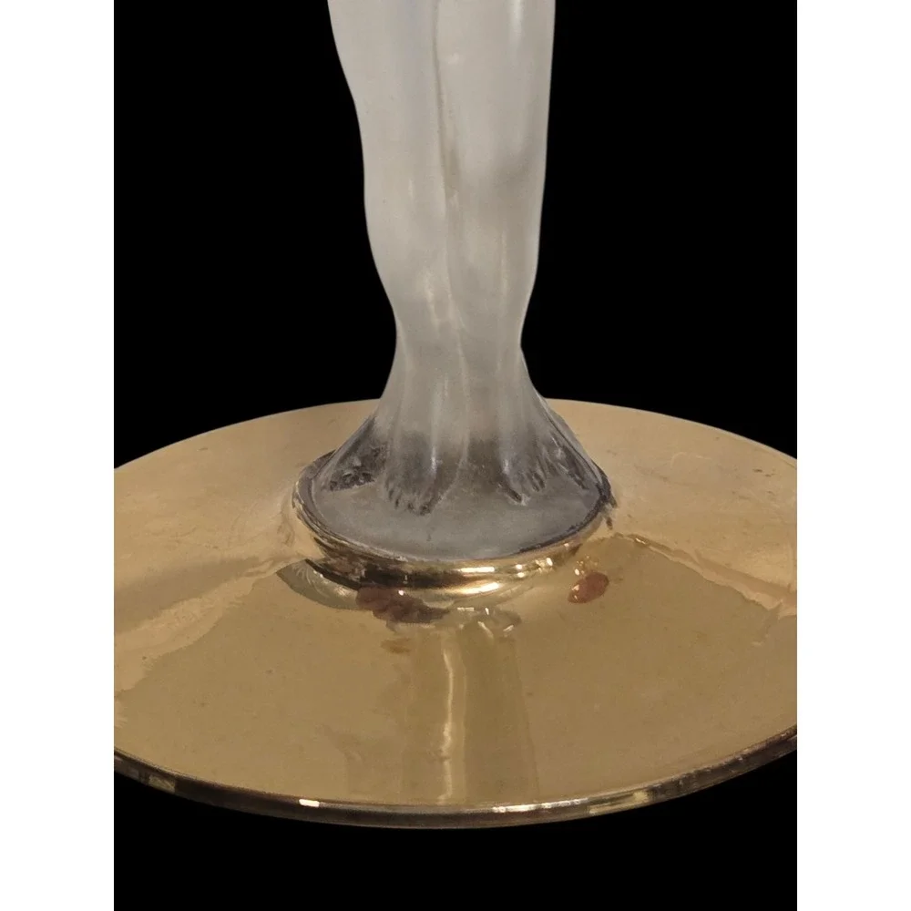 SET OF 5  BAYEL FRANCE PATTERN BACHANTE NUDE GLASSES